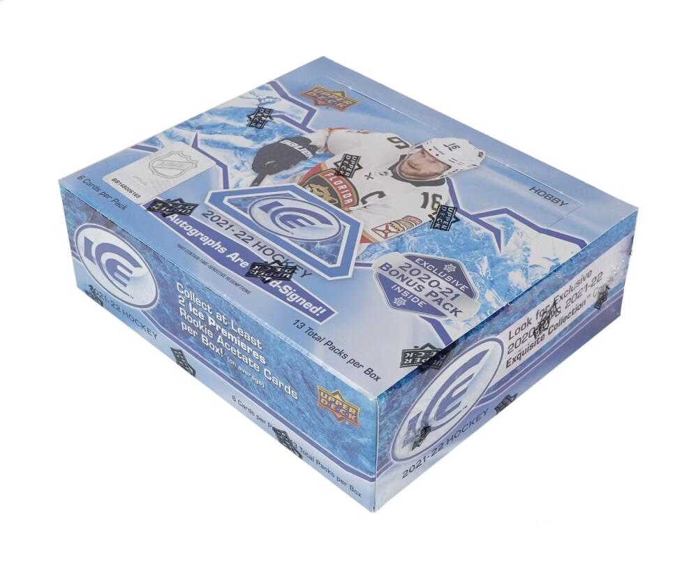 2021-22 Upper Deck Ice Factory Sealed Hockey HOBBY Box - Bonus Pack Image 6