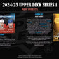 2024-25 Upper Deck Series 1 Hockey Hobby Box Image 3
