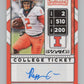 2020 Contenders Draft Picks Ticket #278 Reggie Corbin RC Auto Football V98669 Image 1