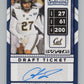 2020 Contenders Draft Picks Ticket Blue Foil #218 Ashtyn Davis RC Auto V98671 Image 1