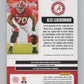 2021 Contenders Draft Picks Campus #230 Alex Leatherwood 18/99 RC Auto V98674 Image 2