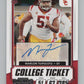 2021 Panini Contenders Draft Picks #269 Marlon Tuipulotu Rookie Auto V98678 Image 1