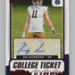 2021 Contenders Draft Picks Ticket Red #142 Ben Skowronek Rookie Auto V98683 Image 1