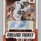 2021 Contenders Draft Picks Ticket Red #173 K.J. Britt Rookie Auto V98685 Image 1