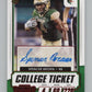 2021 Contenders Draft Picks Ticket Red #206 Spencer Brown Rookie Auto V98688 Image 1
