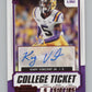 2021 Contenders Draft Picks Ticket Red #259 Kary Vincent Jr. Rookie Auto V98692 Image 1
