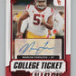 2021 Contenders Draft Picks Ticket Red #269 Marlon Tuipulotu. Rookie Auto V98693 Image 1