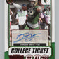 2021 Contenders Draft Picks Ticket Red #291 Jordan Smith Rookie Auto V98694 Image 1