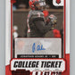 2021 Contenders Draft Picks Ticket Red #313 Jonathan Adams Jr. Rookie Auto V98695 Image 1