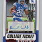 2021 Contenders Draft Picks Ticket Red #315 Brandin Echols Rookie Auto V98696 Image 1