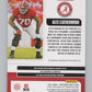 2021 Contenders Draft Picks Green #230 Alex Leatherwood 11/49 Rookie Auto V98698 Image 2
