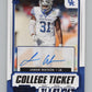 2021 Contenders Draft Picks Blue #177 Jamar Watson 38/99 Rookie Auto V98699 Image 1