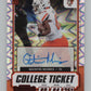 2021 Contenders Draft Picks Red Explosion #192 Quintin Morris Rookie Auto V98703 Image 1