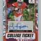 2021 Contenders Draft Picks Pink Cracked Ice #322 Shane Simpson 23/23 RC Auto V98704 Image 1