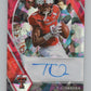 2021 Panini Prizm Draft Picks Autographs Prizms Red Ice T.J. Vasher V98713 Image 1