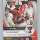 2021 Panini Prizm Draft Picks Autographs Prizms Red Ice T.J. Vasher V98713 Image 2