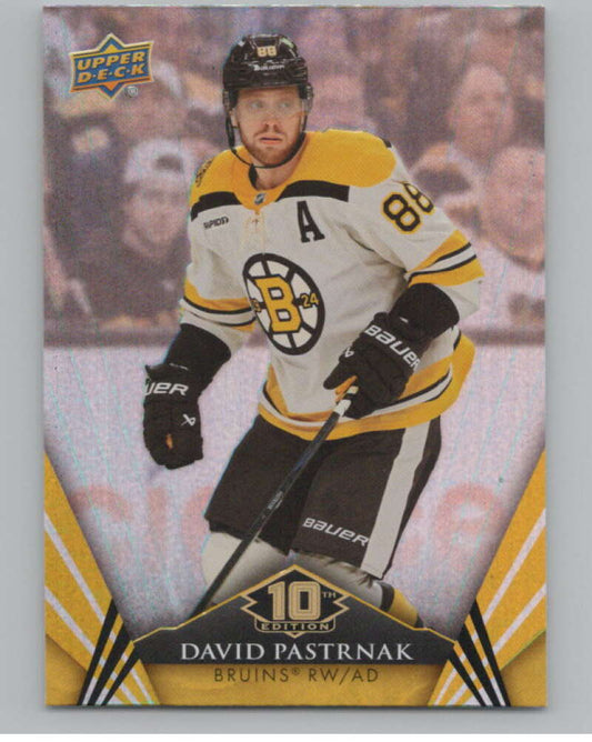 2024-25 Upper Deck Tim Hortons Hockey #4 David Pastrnak Image 1