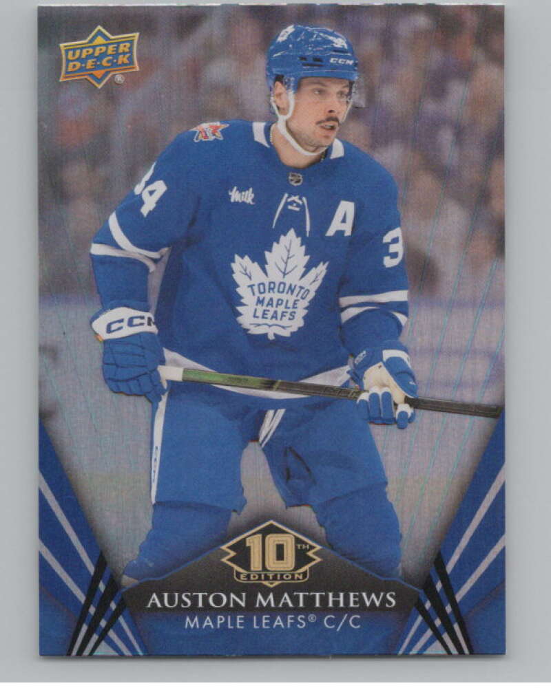 2024-25 Upper Deck Tim Hortons Hockey #34 Auston Matthews Image 1