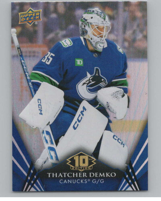 2024-25 Upper Deck Tim Hortons Hockey #107 Thatcher Demko Image 1