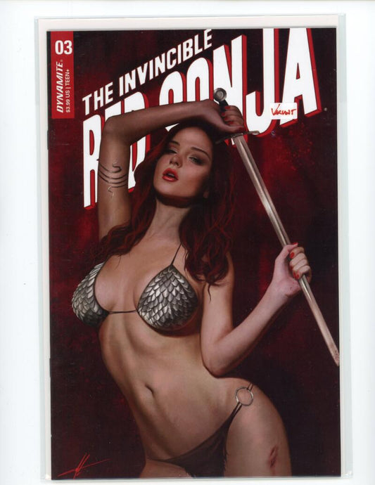 Invincible Red Sonja #3 Carla Cohen 1:10 Trade Dress Comic Mint VARIANT - B1-8 Image 1