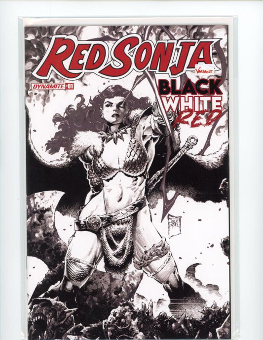 Red Sonja Volume 1 Dynamite Black White Red Comic Mint VARIANT - B1-10 Image 1