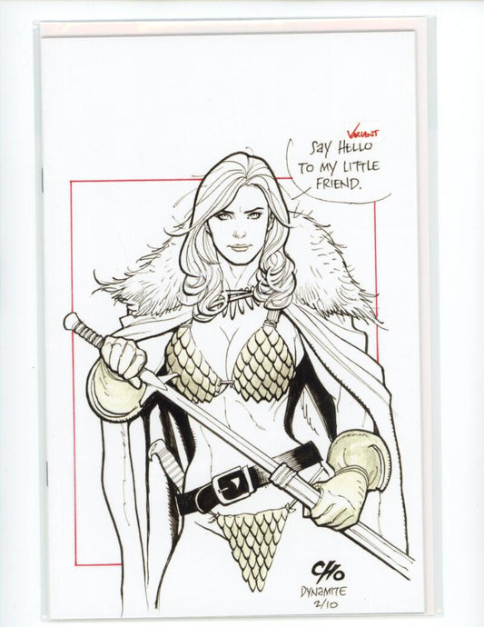 Invincible Red Sonja #3 1:7 Frank CHO Dynamite Comic Mint VARIANT - B1-37 Image 1
