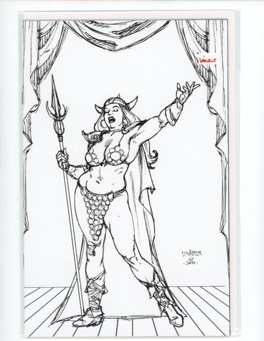 Sonjaversal #6 B&W Michael Linsner Virgin Dynamite Comic Mint VARIANT - B1-42 Image 1