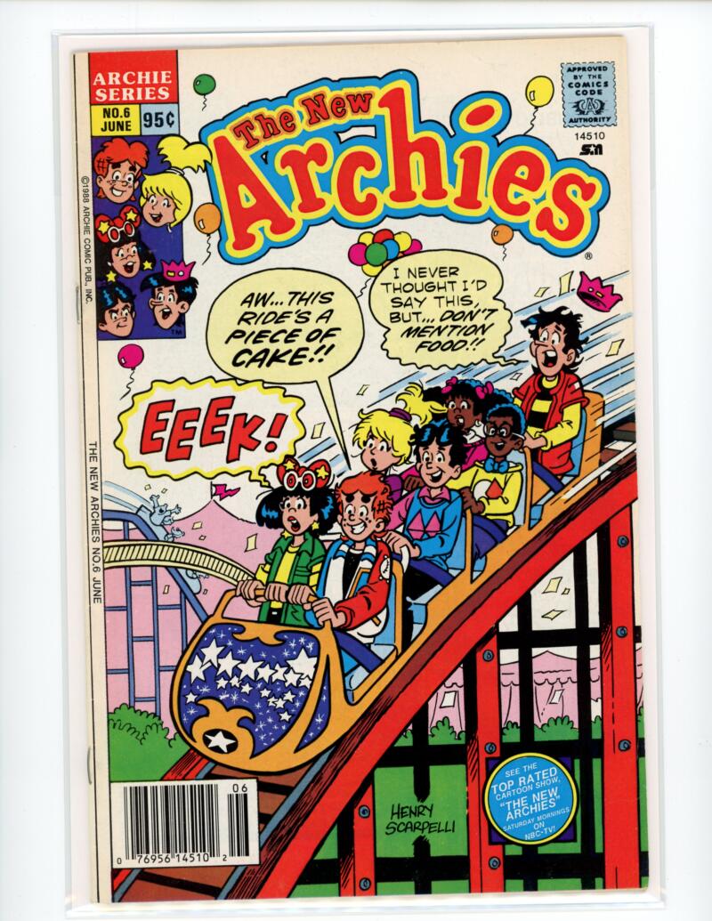 Archie The New Archies #6 1988 Magazine Comic Book VG -  B8-139 Image 1