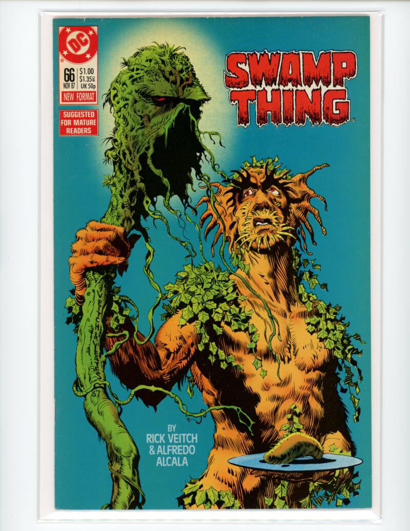 DC Swamp Thing #66 1987 Magazine Comic Book VG+ -  B7-69 Image 1