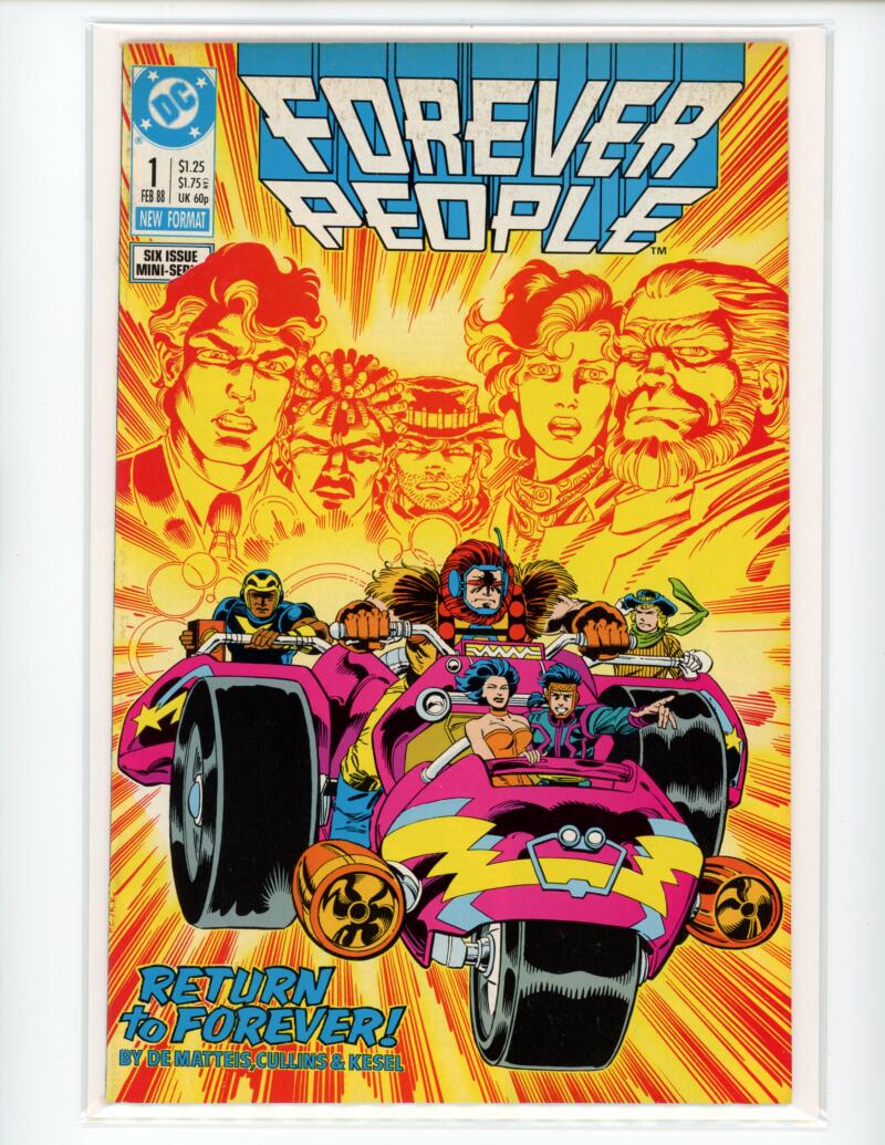 DC Forever People #1 1988 Magazine Comic Book VG+ -  B7-70 Image 1