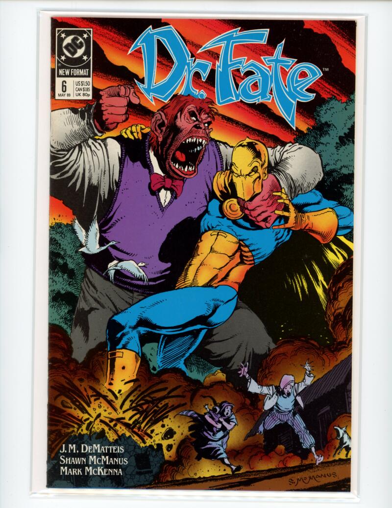 DC Doctor Fate #6 1989 A New Era Magazine Comic Book VG+ -  B7-89 Image 1