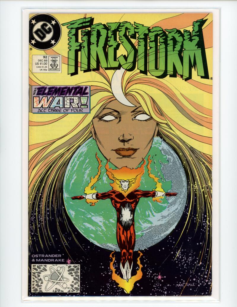 DC Firestorm The Nuclear Man #92 1989 Magazine Comic Book VG+ -  B7-99 Image 1