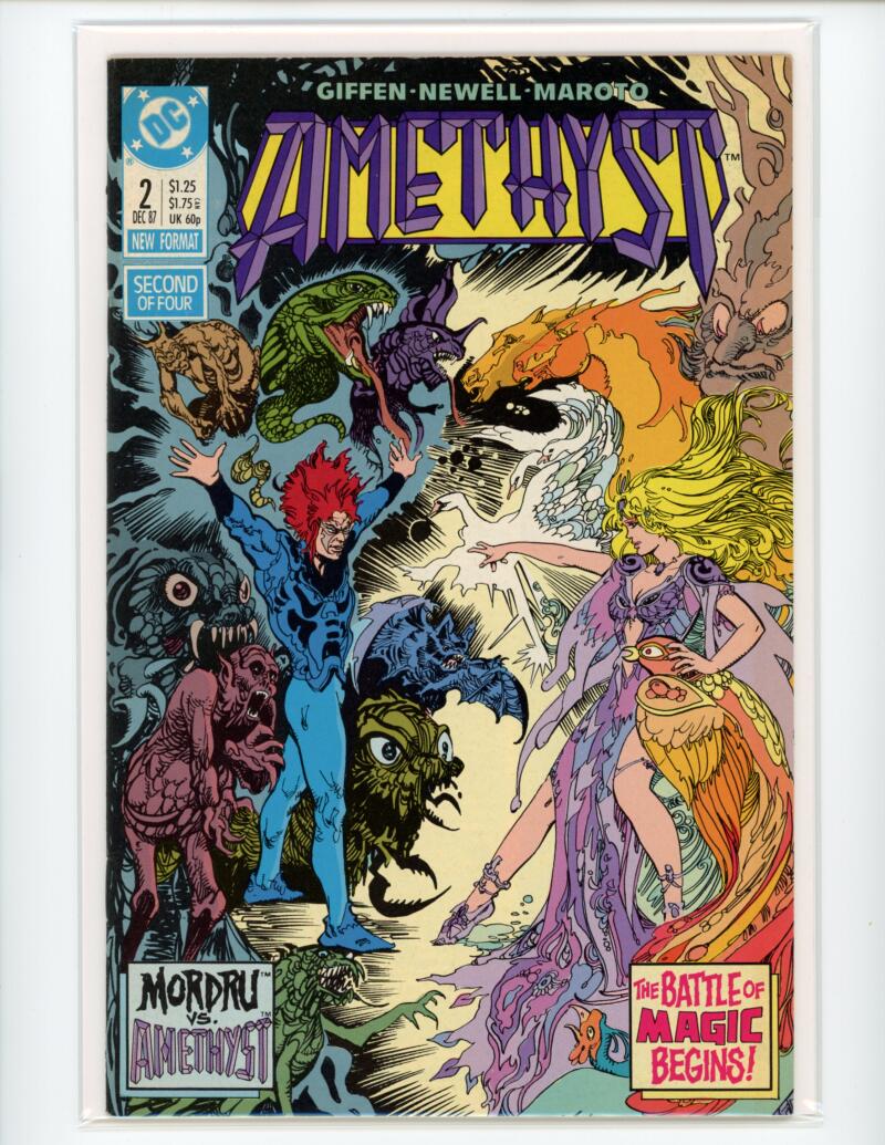 DC Amethyst #2 1987 Battle of Magic Magazine Comic Book VF -  B9-76 Image 1