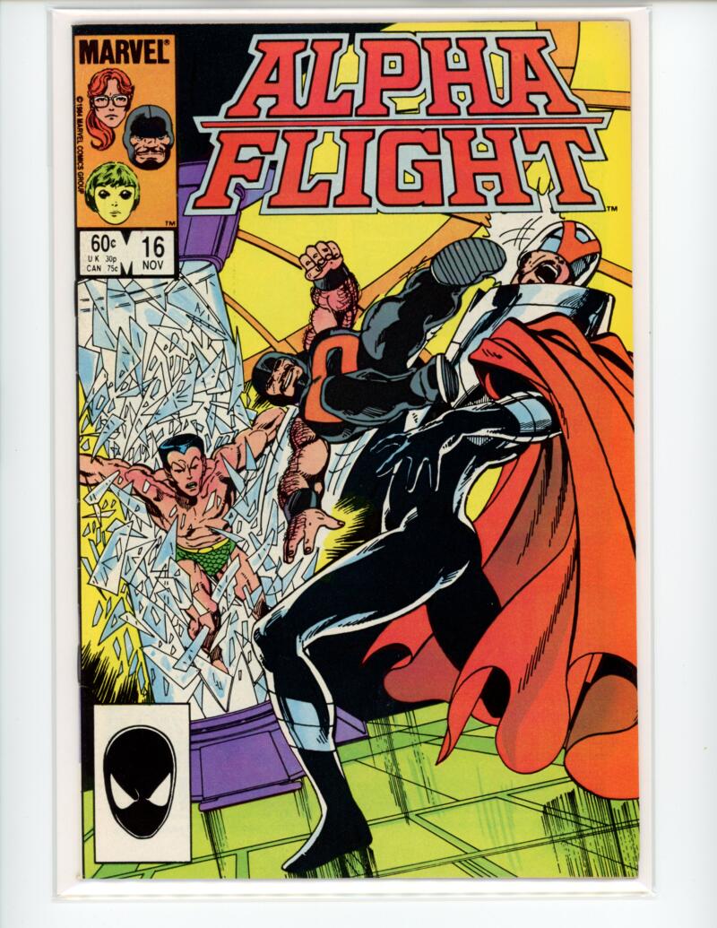 Marvel Alpha Flight #16 1984 Magazine Comic Book VF -  B10-10 Image 1
