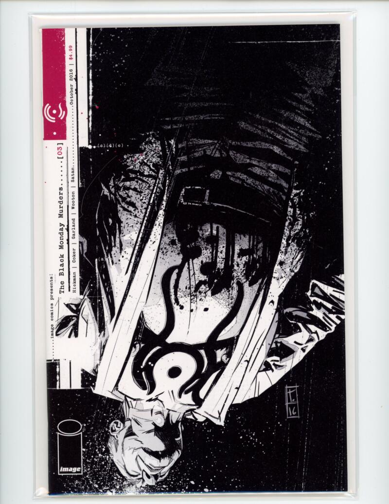 The Black Monday Murders #3 2016 Image Magazine Comic Book VF -  B10-70 Image 1