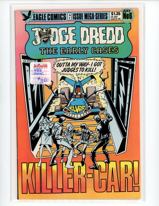Judge Dreed The Early Cases #6 1986 Magazine Comic Book VF -  B11-76 Image 1