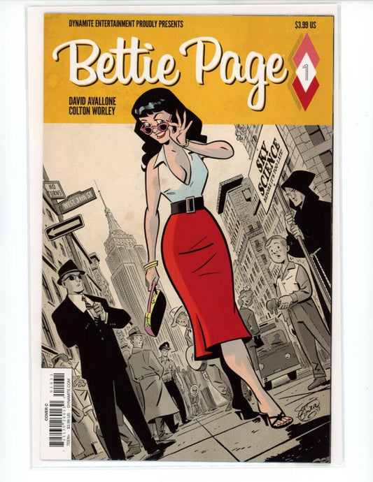 Bettie Page #1 2017 Cover C Dynamite Magazine Comic Book NM+ -  B15-8 Image 1