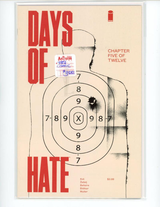 Days of Hate #5 2018 Image Magazine Comic Book NM+ -  B15-88 Image 1