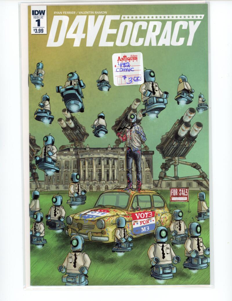 D4VEocracy #1 IDW Magazine Comic Book NM+ -  B15-101 Image 1