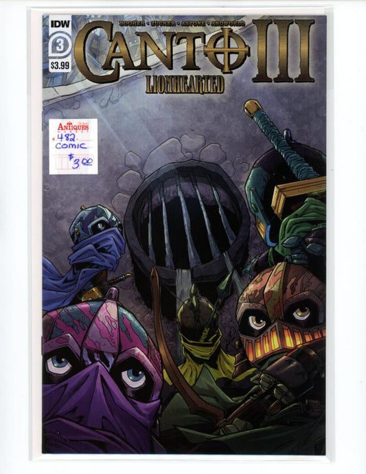 Canto III: Lionhearted #3 2021 IDW Magazine Comic Book NM+ -  B15-125 Image 1