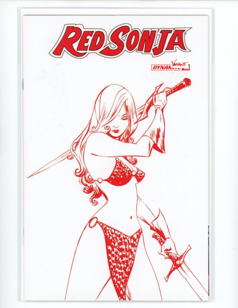 Red Sonja #23 Red Lines Incentive Dynamite Comic Mint VARIANT - B16-11 Image 1