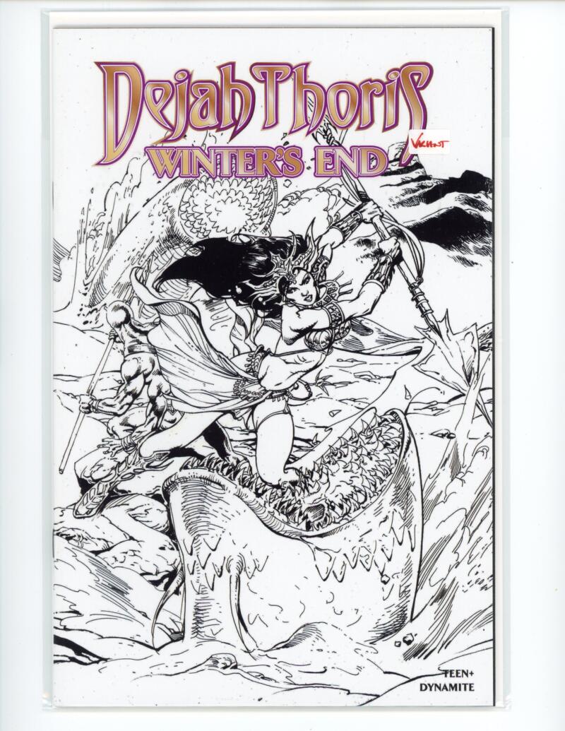 Dejah Thoris Winters End B&W Incentive Dynamite Comic Mint VARIANT - B16-16 Image 1