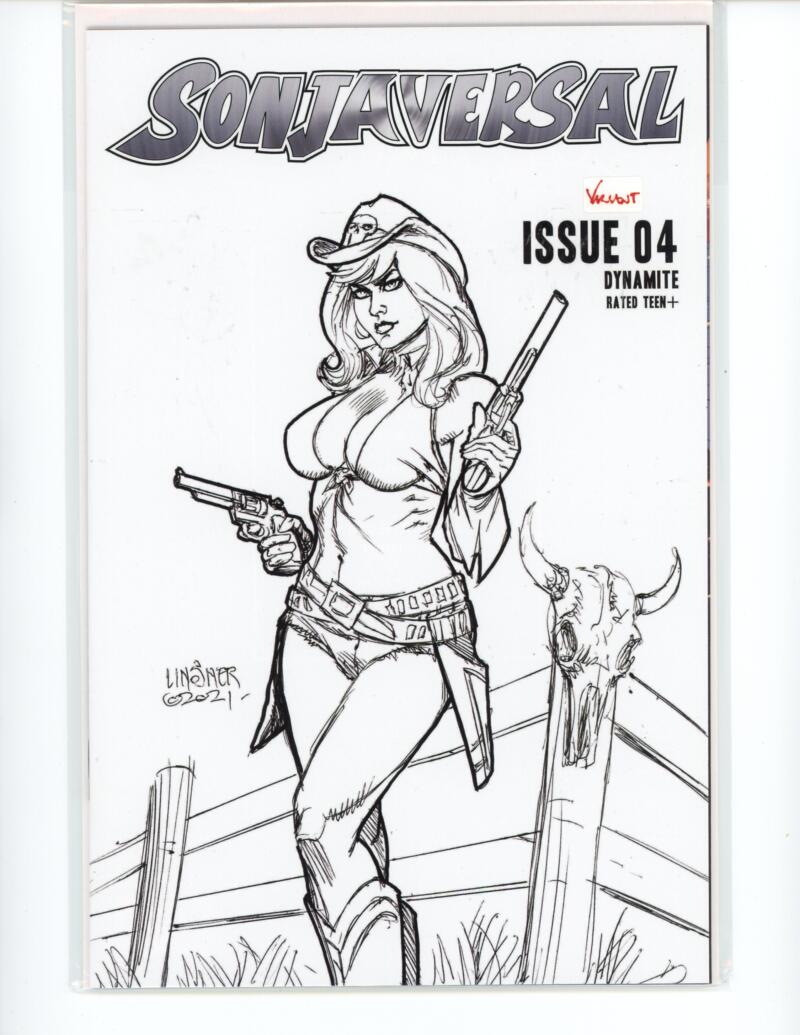 Sonjaversal #4 B&W Incentive Dynamite Comic Mint VARIANT - B16-25 Image 1