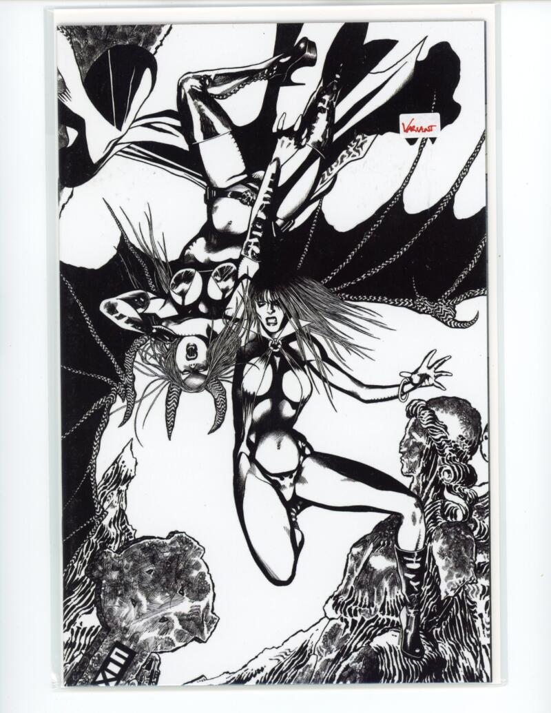 Vampirella vs Purgatori #2 B&W Incentive Dynamite Comic Mint VARIANT - B16-26 Image 1