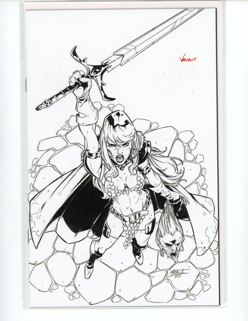 Red Sonja #27 B&W Incentive Dynamite Comic Mint VARIANT - B16-36 Image 1