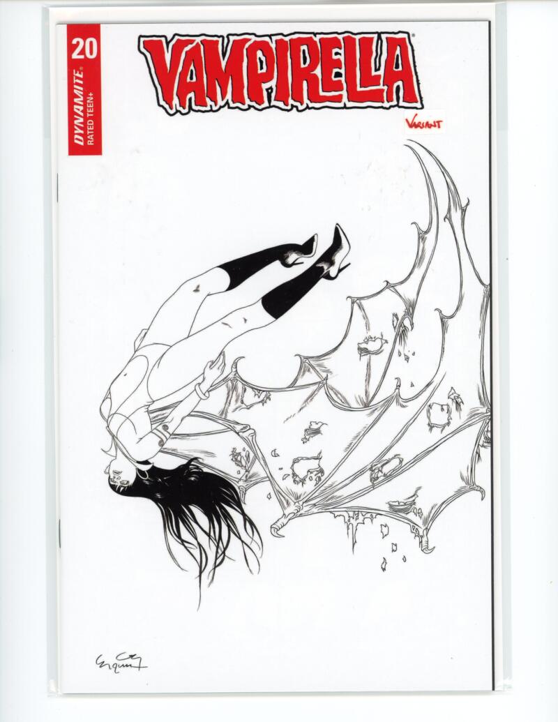 Vampirella #20 B&W Incentive Dynamite Comic Mint VARIANT - B16-38 Image 1
