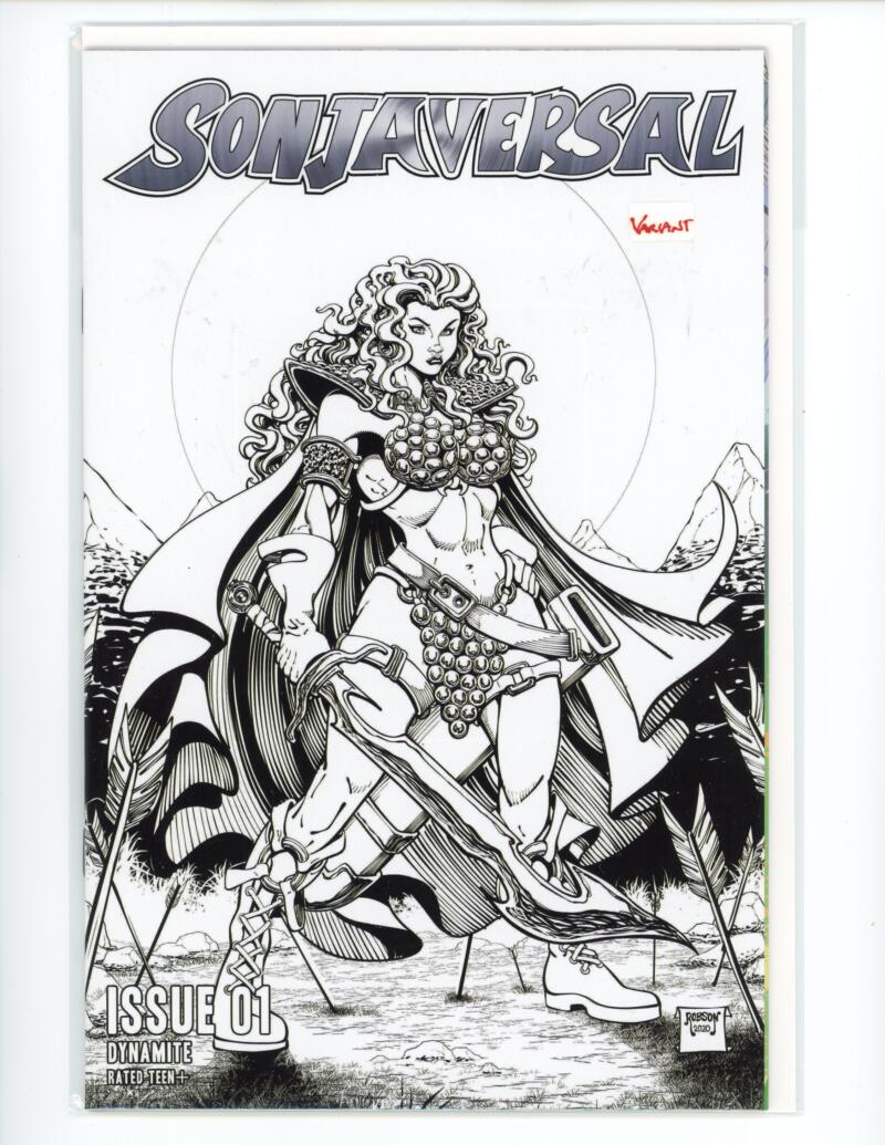 Sonjaversal #1 B&W Dynamite Incentive Comic Mint VARIANT - B16-75 Image 1