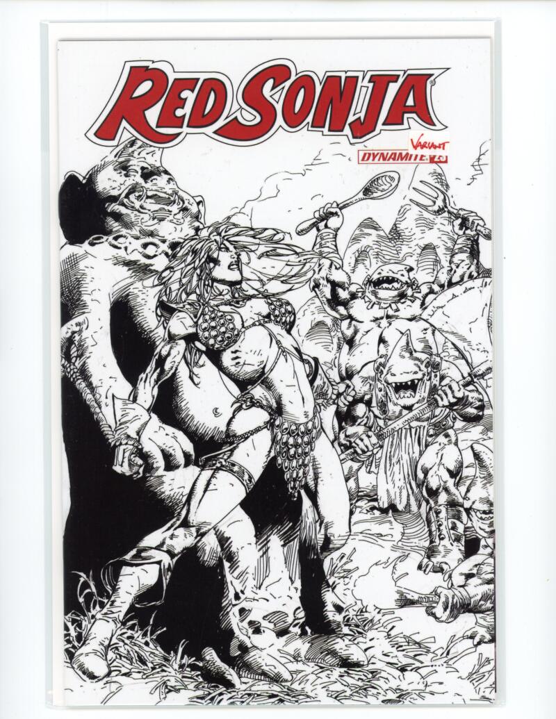 Red Sonja #23 B&W Dynamite Incentive Comic Mint VARIANT - B16-77 Image 1