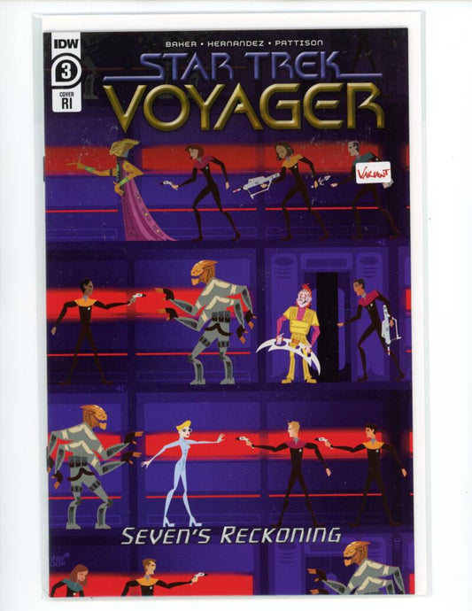 Star Trek Voyager #3 IDW Cover R1 Incentive Comic Mint VARIANT - B16-96 Image 1