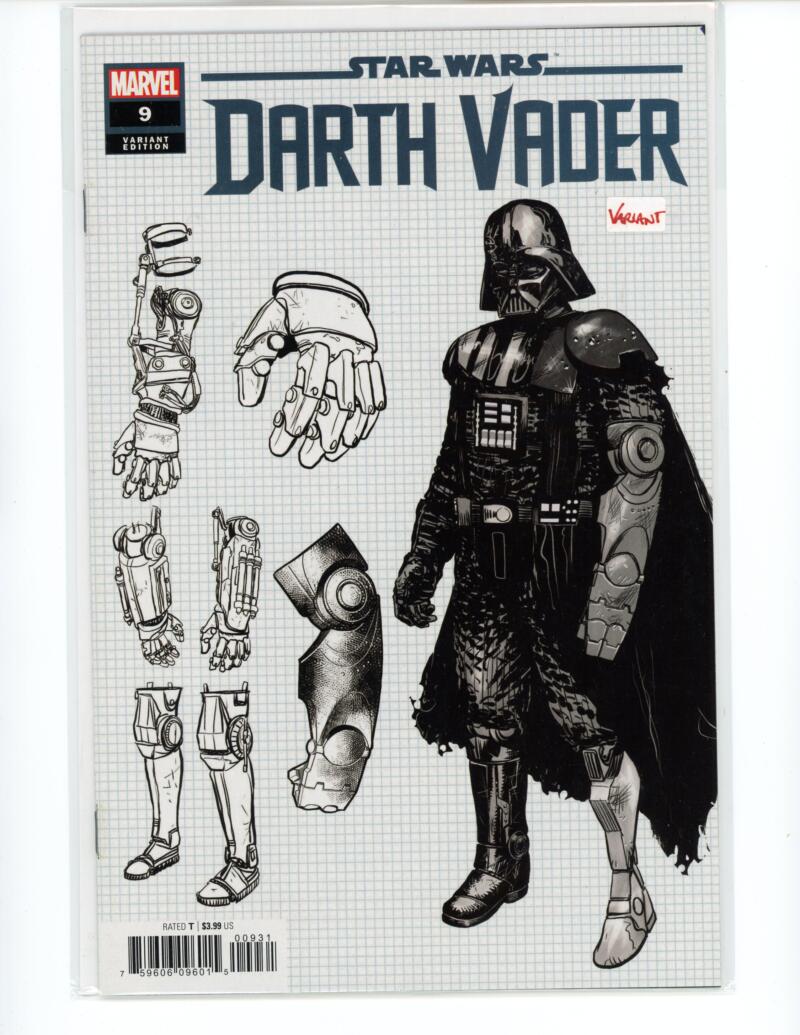 Marvel Star Wars: Darth Vader #9 Comic Mint VARIANT - B16-103 Image 1